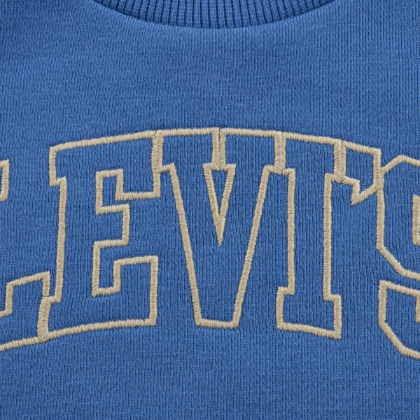 Felpa Bambino Levi’s Sporty Crew – Star Sapphire - immagine 3