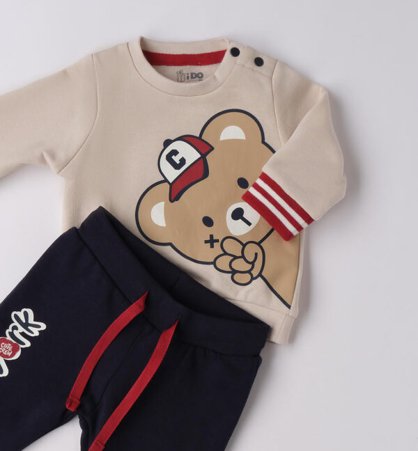 Tuta Neonato Sportiva iDO – Cotone Felpato - immagine 3