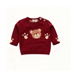 Maglia neonato Teddy in pura lana merino – Maglificio di Verona